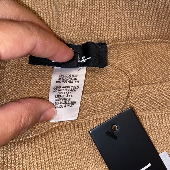 NWT Lulus Comfy Cozy Tan Knit Sweater Shorts in Camel - Picture 7 of 9